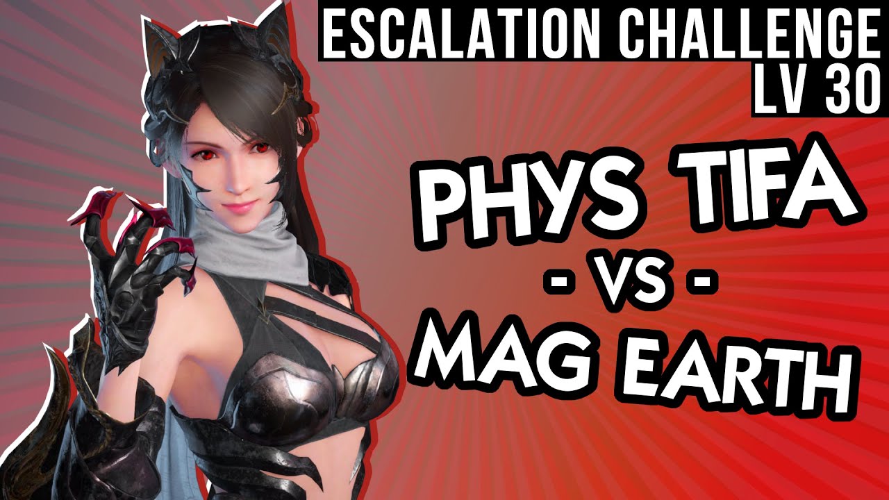 FF7 Ever Crisis - Kakuriyo Nushi Escalation Lv 30 | Can Phys Tifa Beat The Hardest Magic Earth Stage