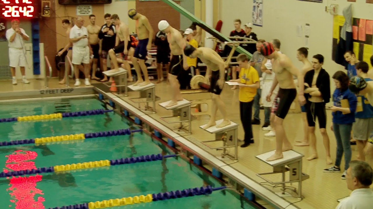 2018 Niagara Frontier League Championship Swim Meet 50 yard freestyle A