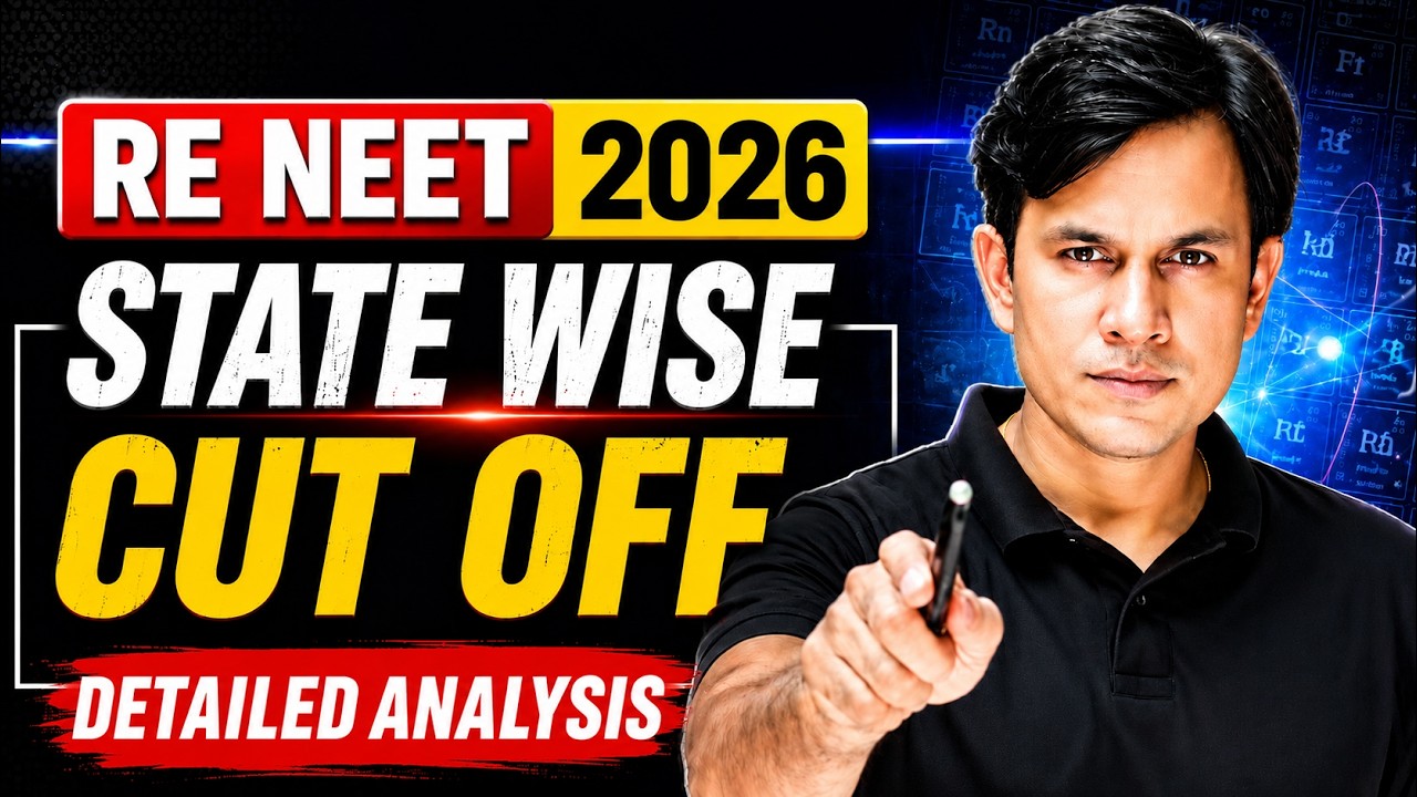 RE NEET 2026 State Wise Cut Off Analysis 🔥 | Safe Score for Every State