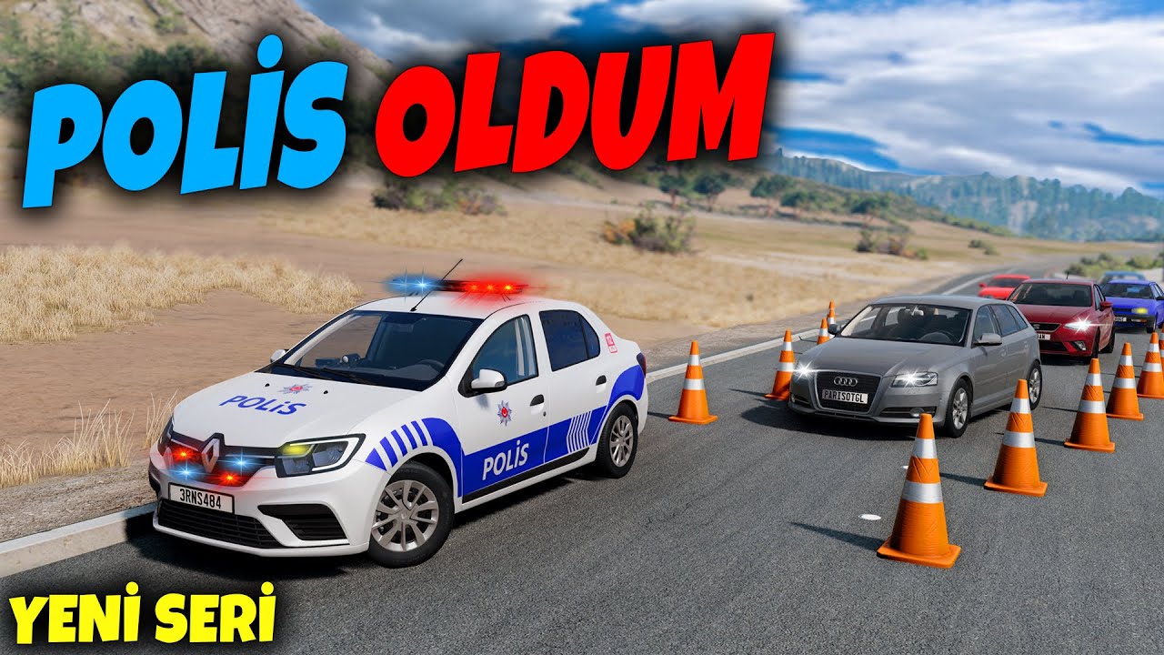 POLİS OLDUK // ROLEPLAY TADINDA // BeamNG.drive