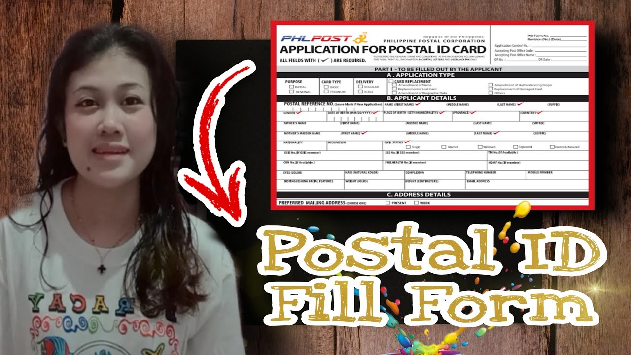 PAANO MAGFILL-UP NG POSTAL ID FORM?🤔|Sheryl's TV Vlog #howtofilluppostalidform #paano #postalIDForm