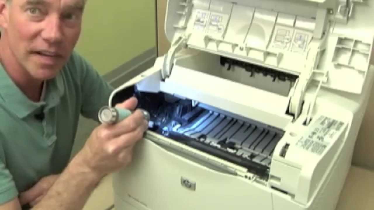 PRINTER REPAIR: Get Rid Of Grey Shaded Pages - HP4200 Series