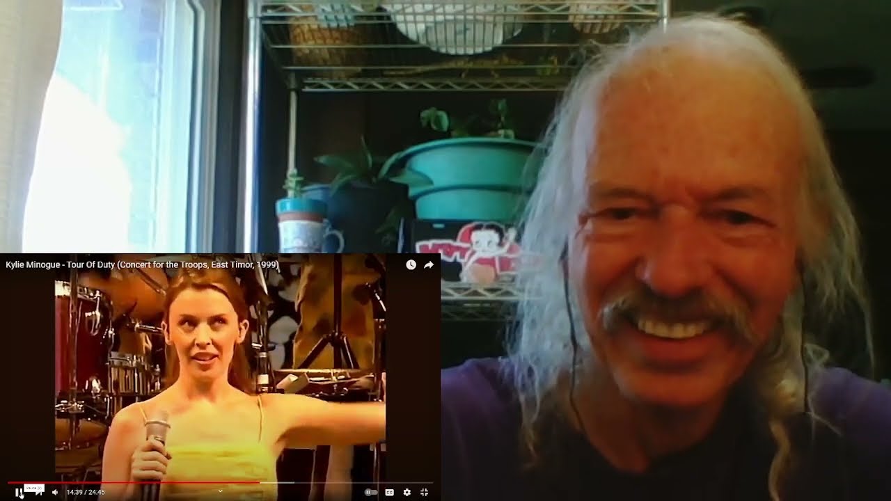 John Farnham & Kylie Minogue  Shout(live)  REACTION