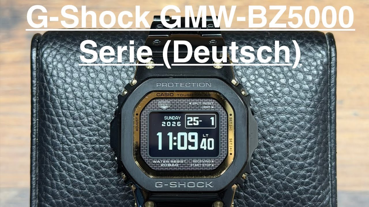 Casio G-Shock GMW-B-5000 Serie Testbericht (Deutsch)