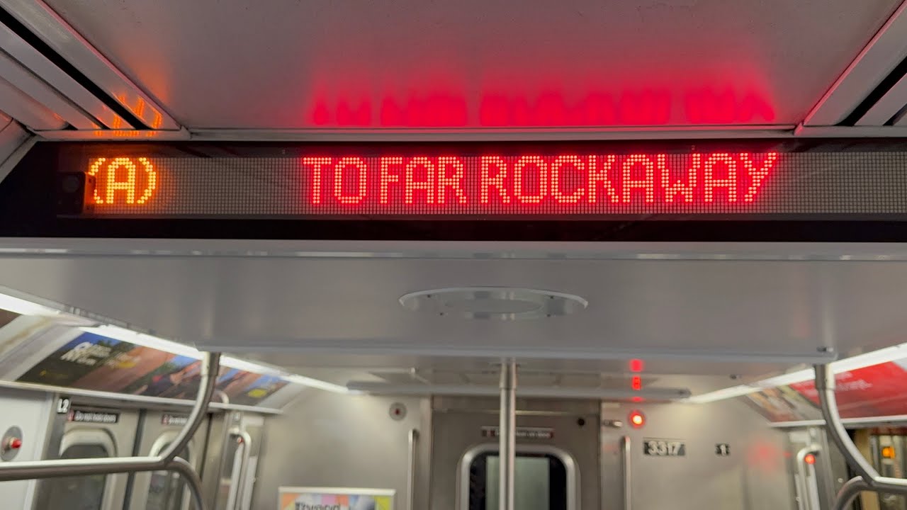 IRT 8 Av Express: R179 (A) Train [Inwood-207 St to Far Rockaway-Mott Av #4]