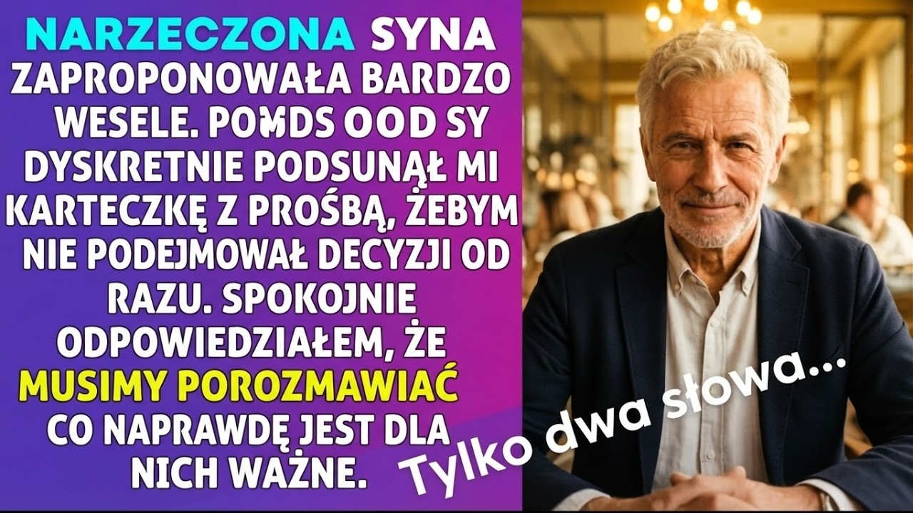 NARZECZONA mojego syna zażądała 2 MILIONÓW na ślub… Gdy powiedziałem 2 słowa, zbladła!