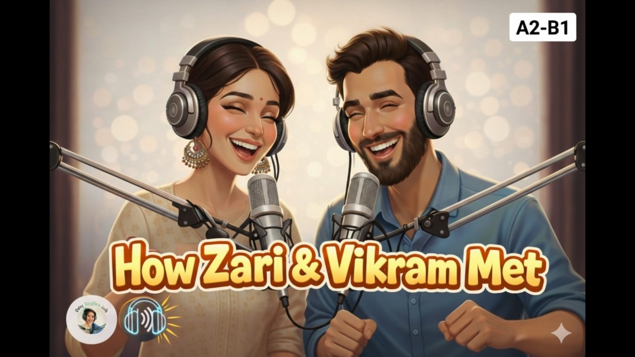 How Zari & Vikram Met – Easy English Story