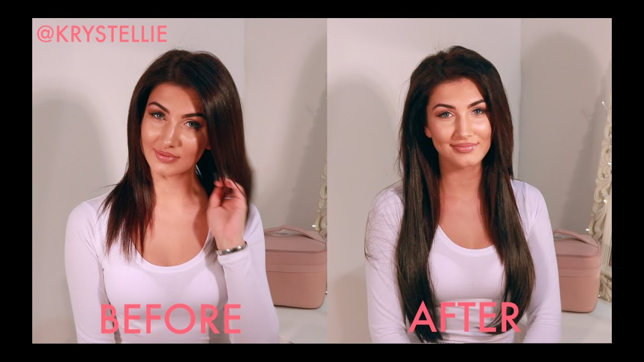 HOW TO : 1 Piece Clip In Hair Extension By Krystellie