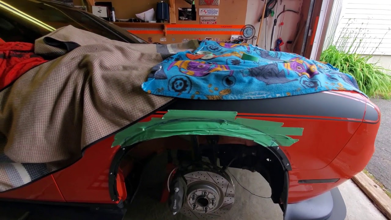 Vicrez Demon  Widebody Install PART#2 Dodge Challenger Scatpack Shaker  @mango3ninety2
