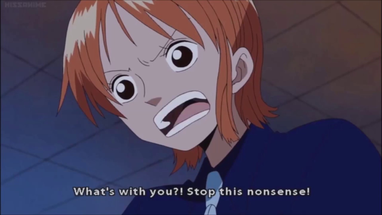 Nami talks to Luffy about Usopp - One Piece ワンピース