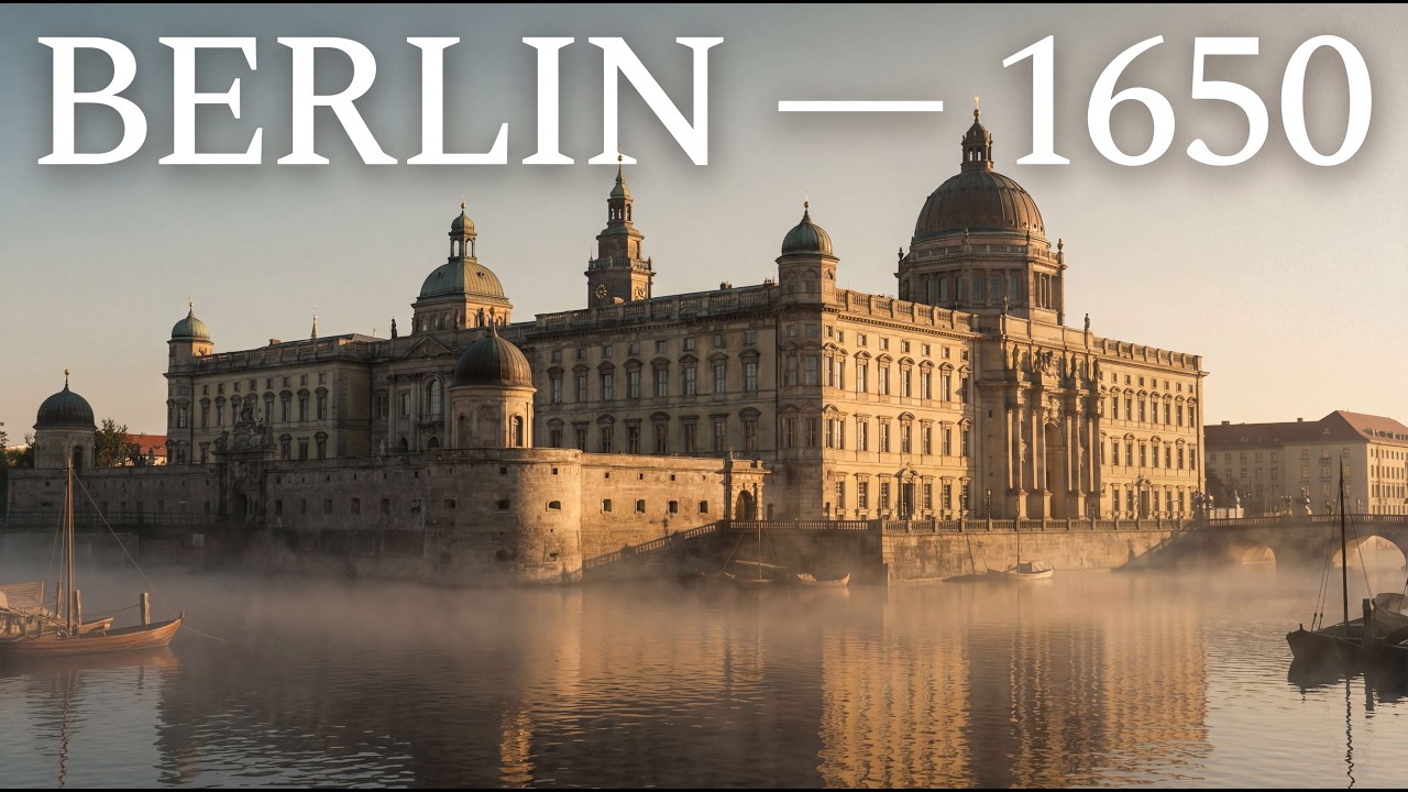 Eine Zeitreise durch das Berlin von 1650 (KI-Rekonstruktion)