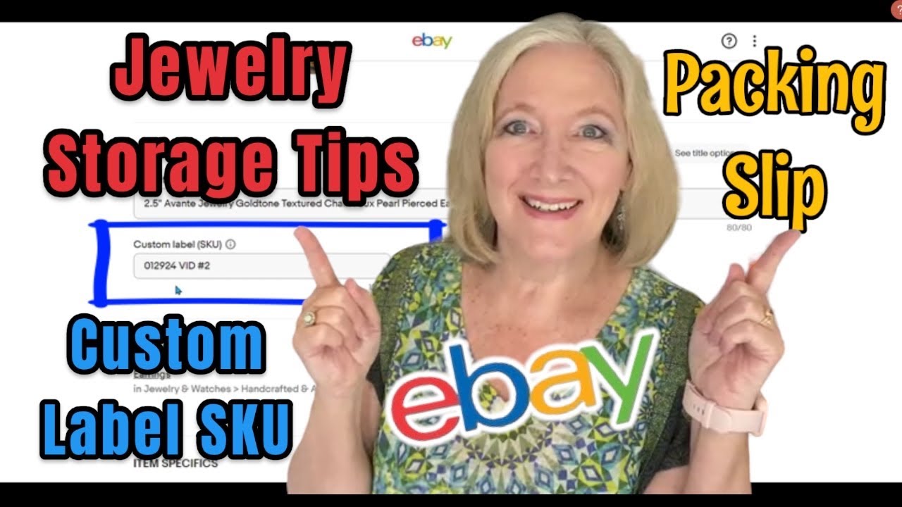 ebay CUSTOM LABEL SKU | ebay PACKING SLIP | Beginner ebay Reseller Tips
