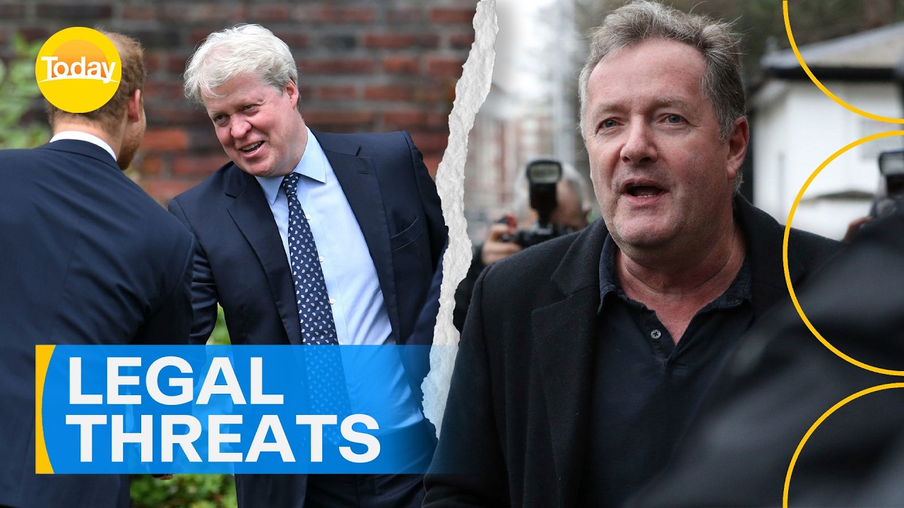 'Lies': Piers Morgan threatens Princess Diana's brother with legal action | Today Show Australia