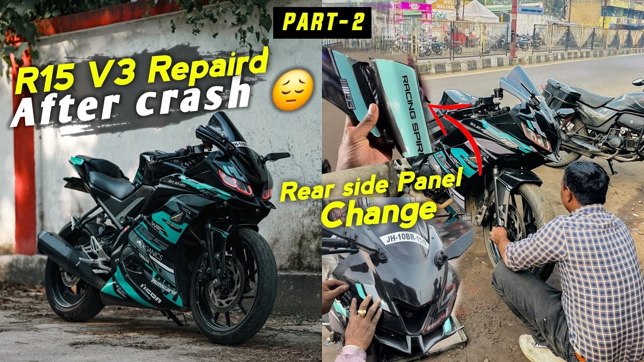 R15 v3 Rear Side Panel Change | Handel Racer Change | R15v3 Wrap