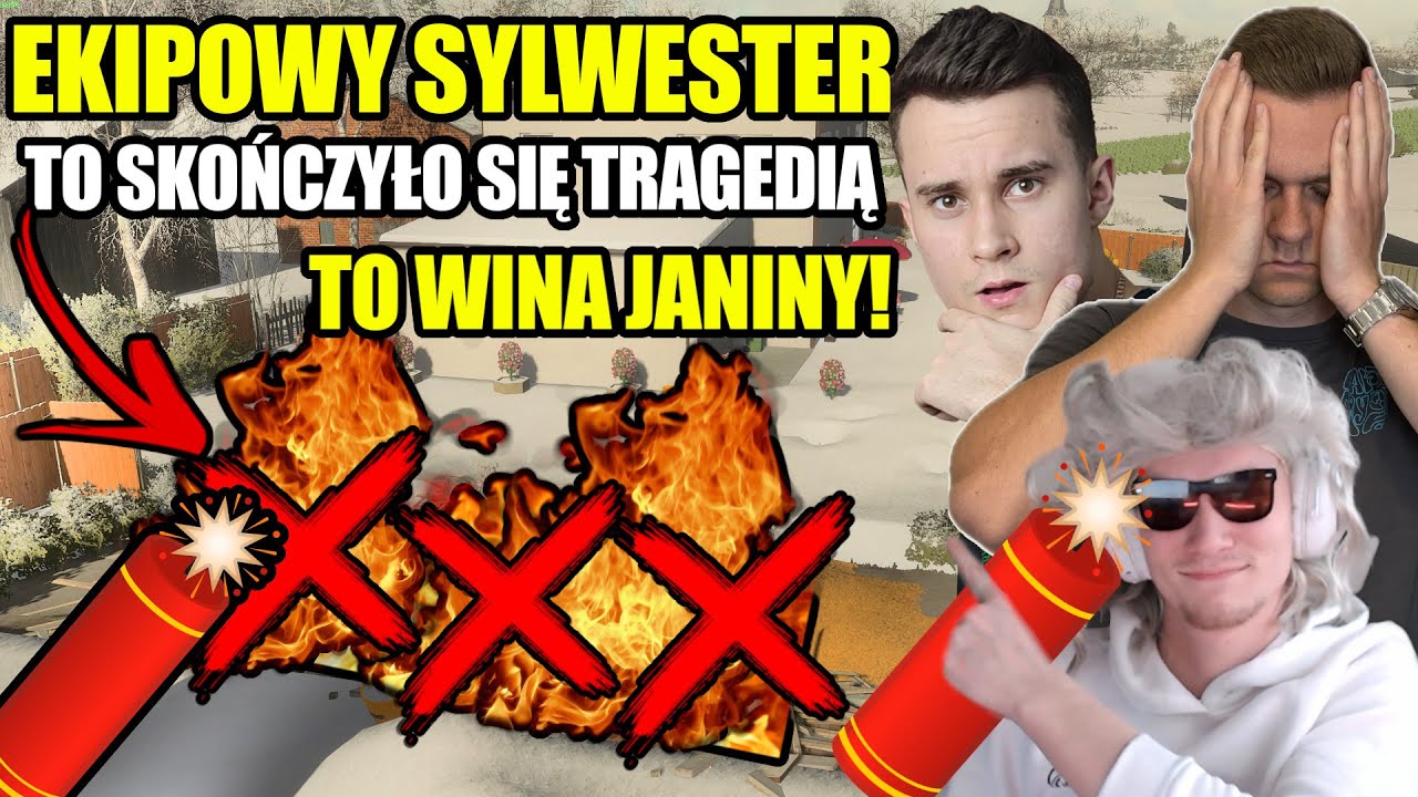 SYLWESTER EKIPOWY SKOŃCZYŁ SIĘ TRAGEDIĄ😪TO WINA JANINY!!!! | MPG |