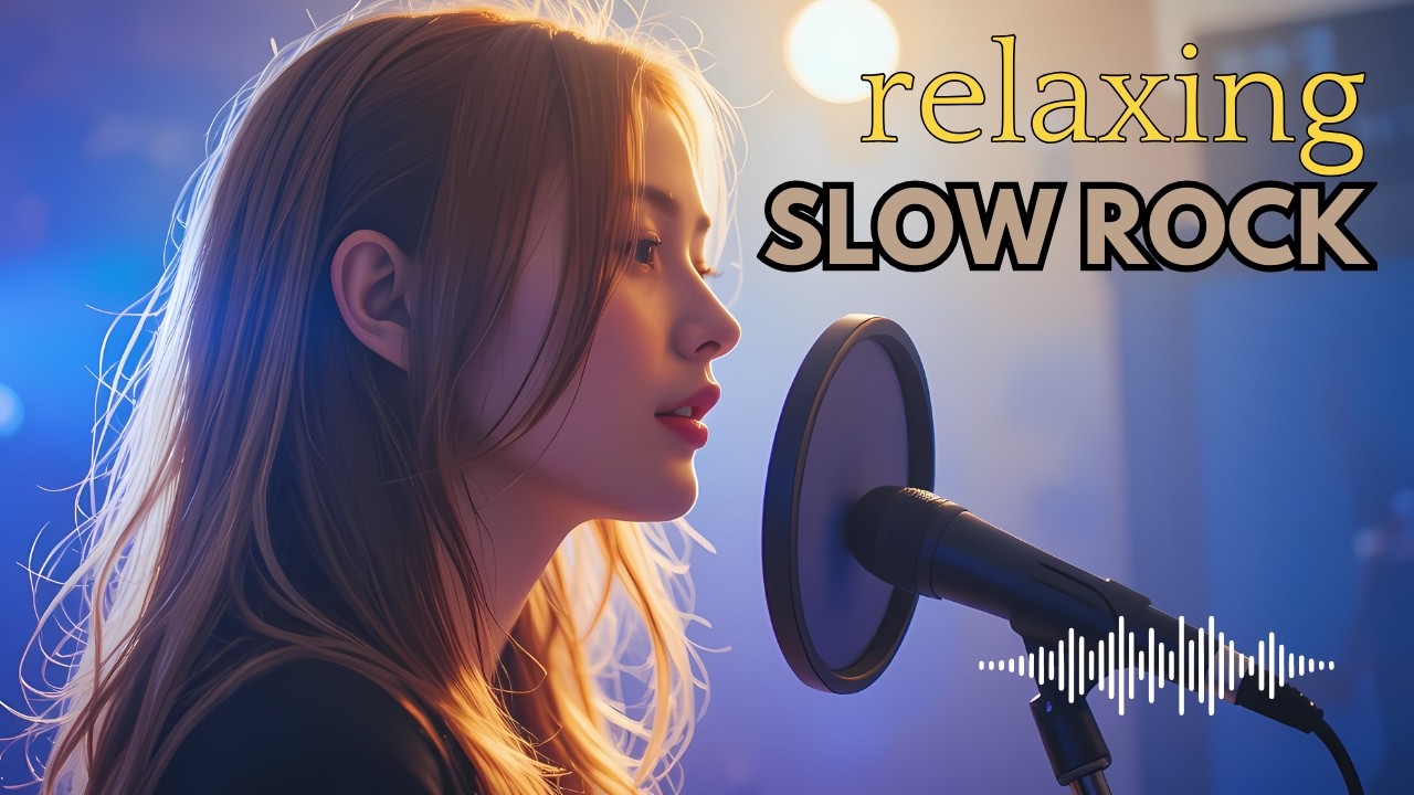 Relaxing Slow Rock Nights 🌙 Soft Music for Peaceful Sleep