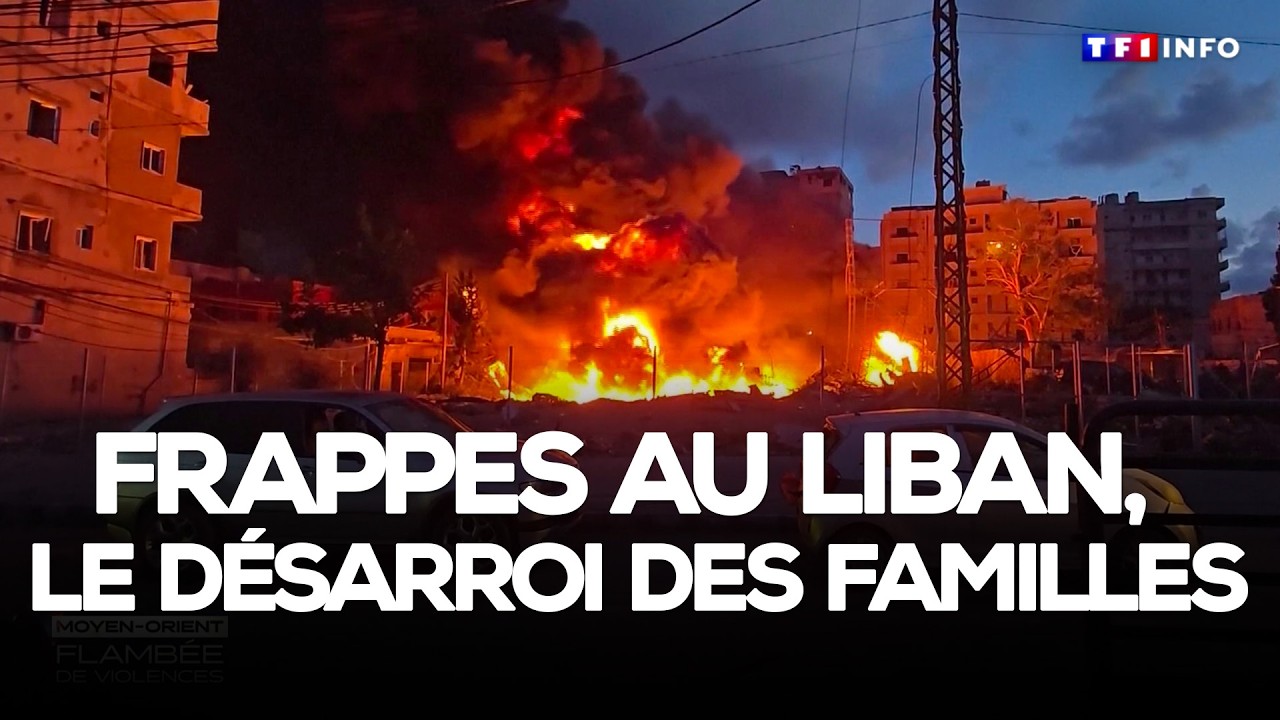 Frappes au Liban : le désarroi des familles｜TF1 INFO