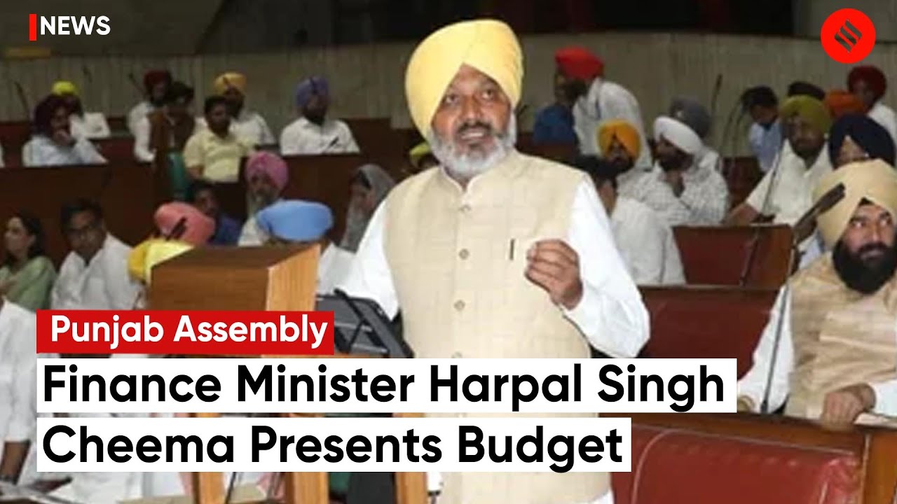 LIVE: Punjab Finance Minister Harpal Singh Cheema Presents Budget 2023-24