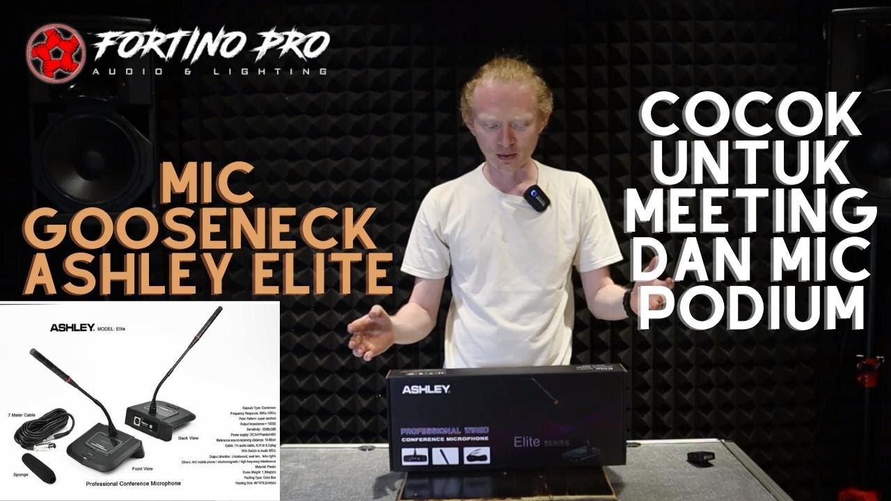 MIC GOOSENECK MURAH ASHLEY ELITE, COCOK UNTUK MEETING DAN PODIUM, MIC PODIUM