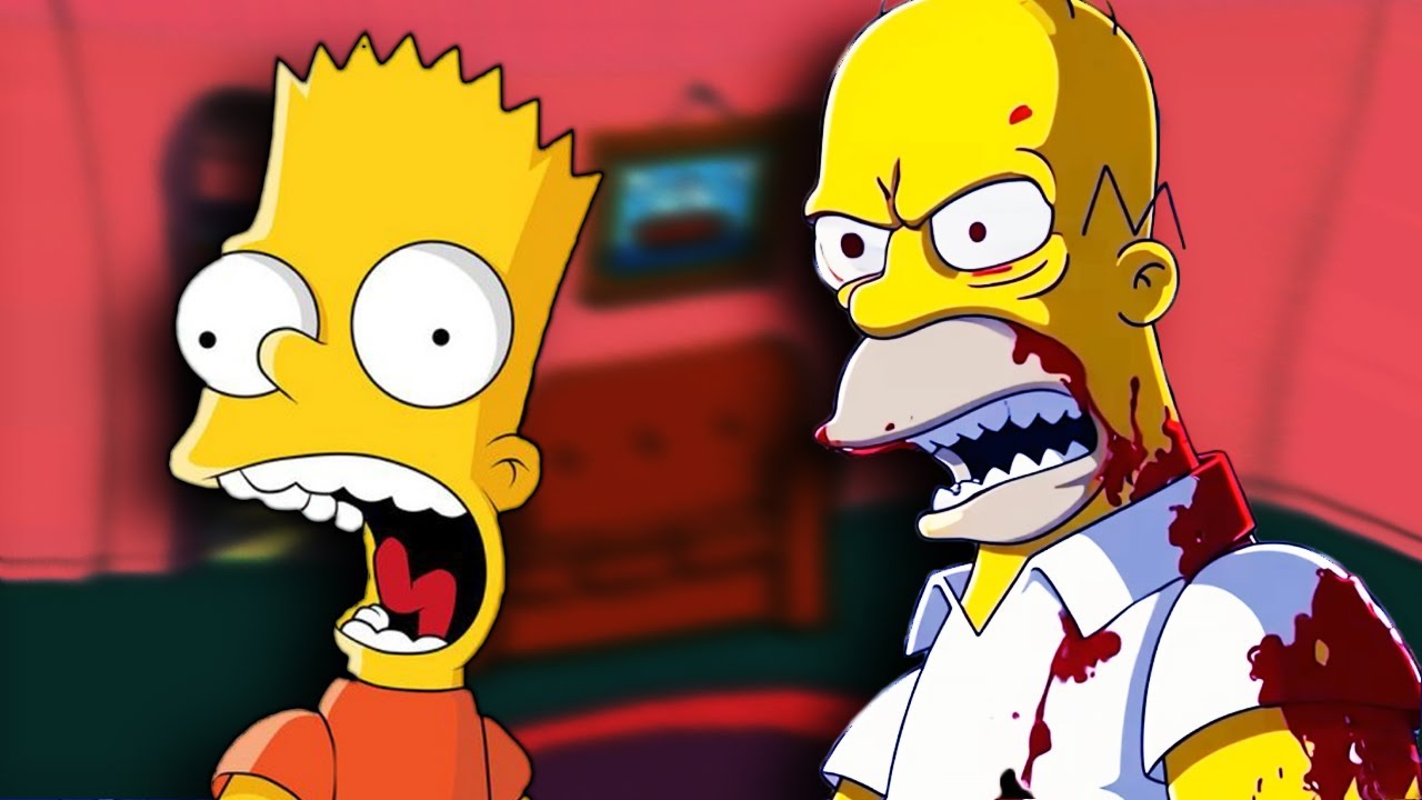 THIS SIMPSONS HORROR GAME IS TERRIFYING! | Little Bartmares