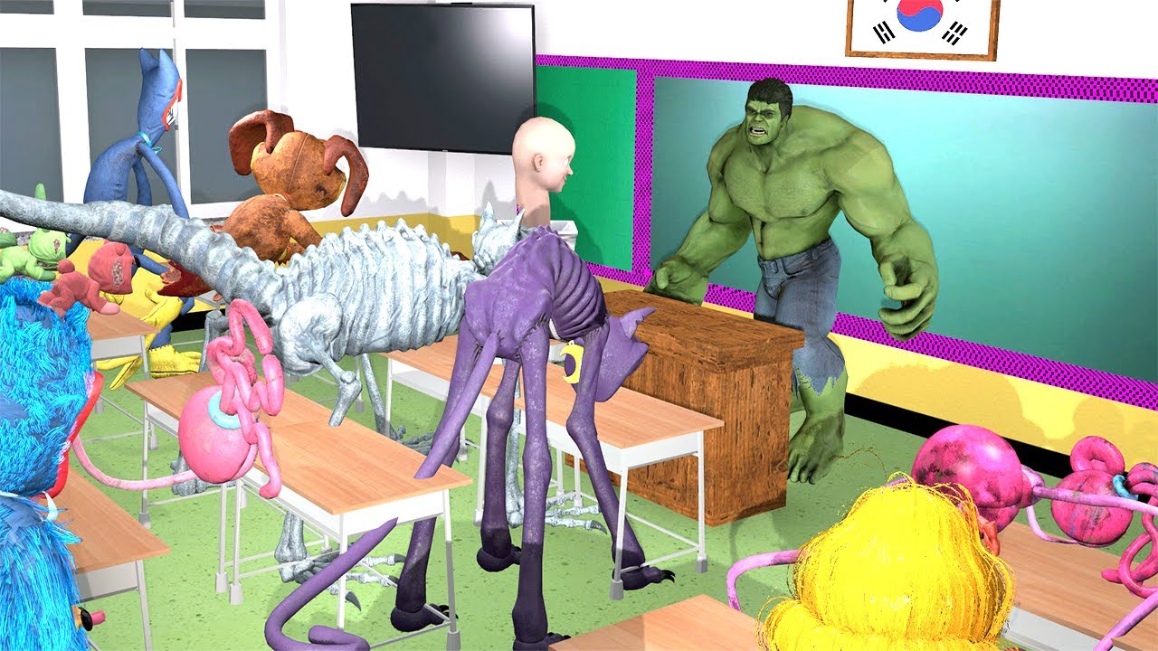 [게리모드] 괴물 학교의 무서운 선생님 vs 무서운 학생들 대결