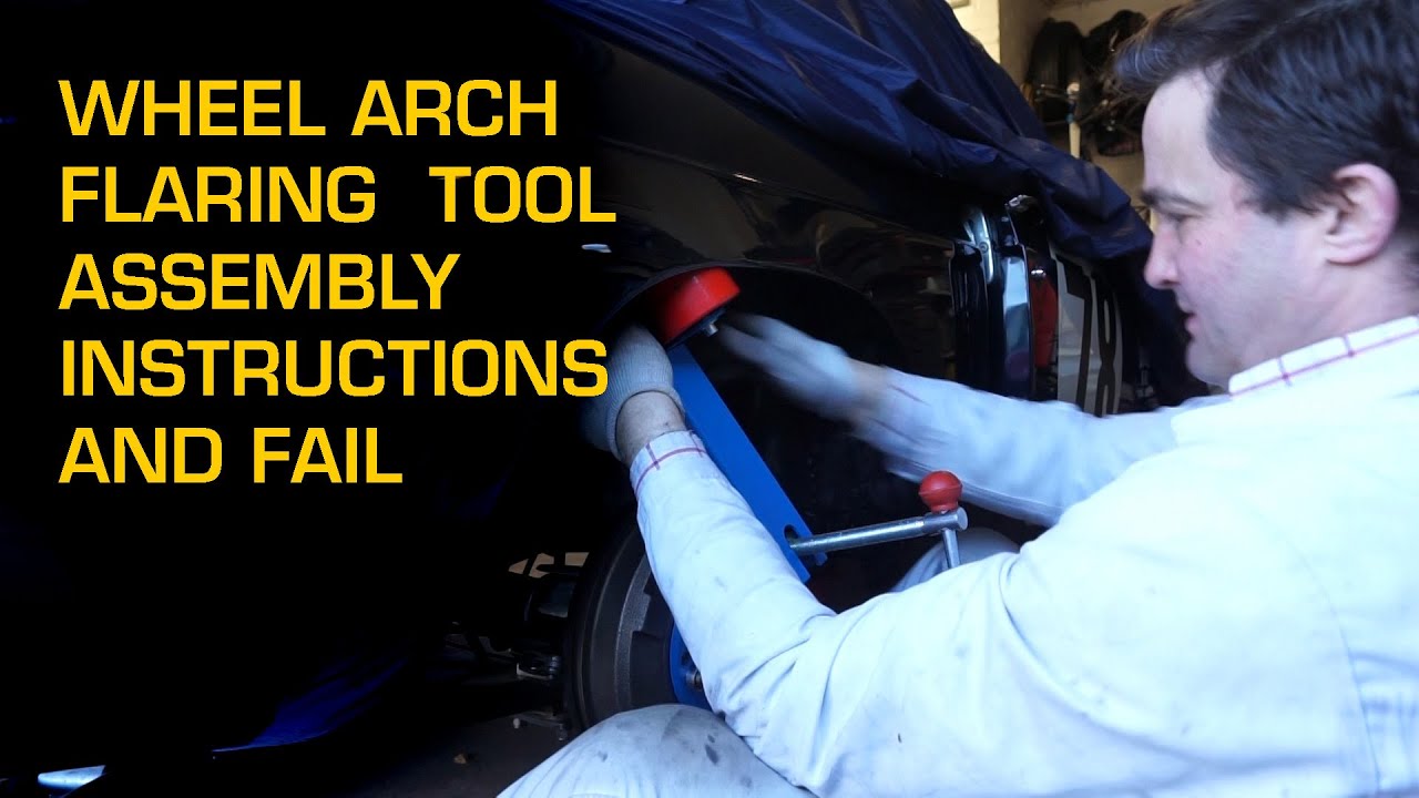Wheel Arch Flaring Reforming Fender Rolling Tool Assembly Instructions and FAIL