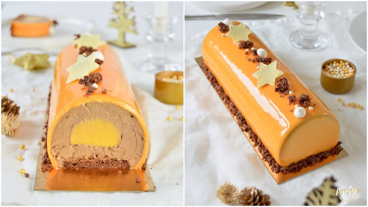 Bûche de Noël chocolat au lait passion !