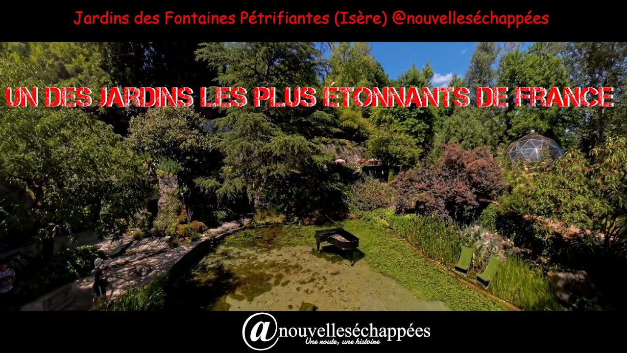 Jardins des Fontaines Pétrifiantes (Isère) #nouvellesechappees #découverte #campingcar #isère #tufs