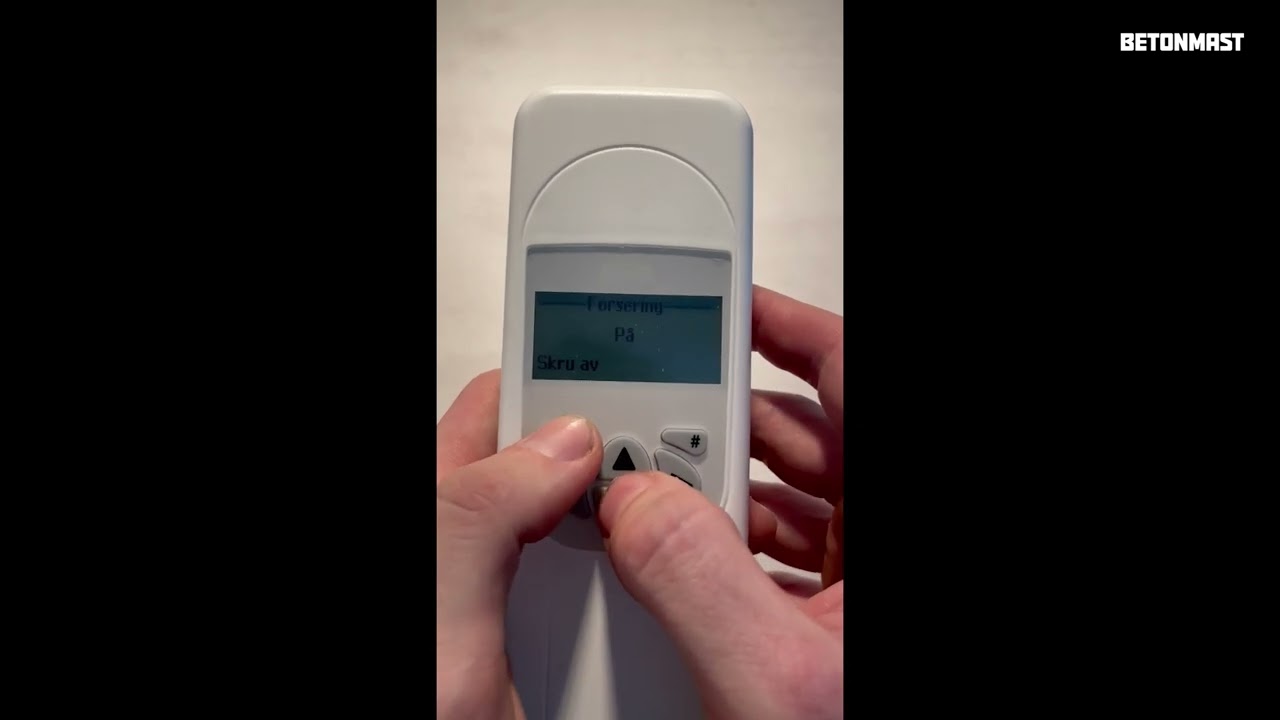 Fjernkontroll til luftbehandlingsaggregat HERU LP 90