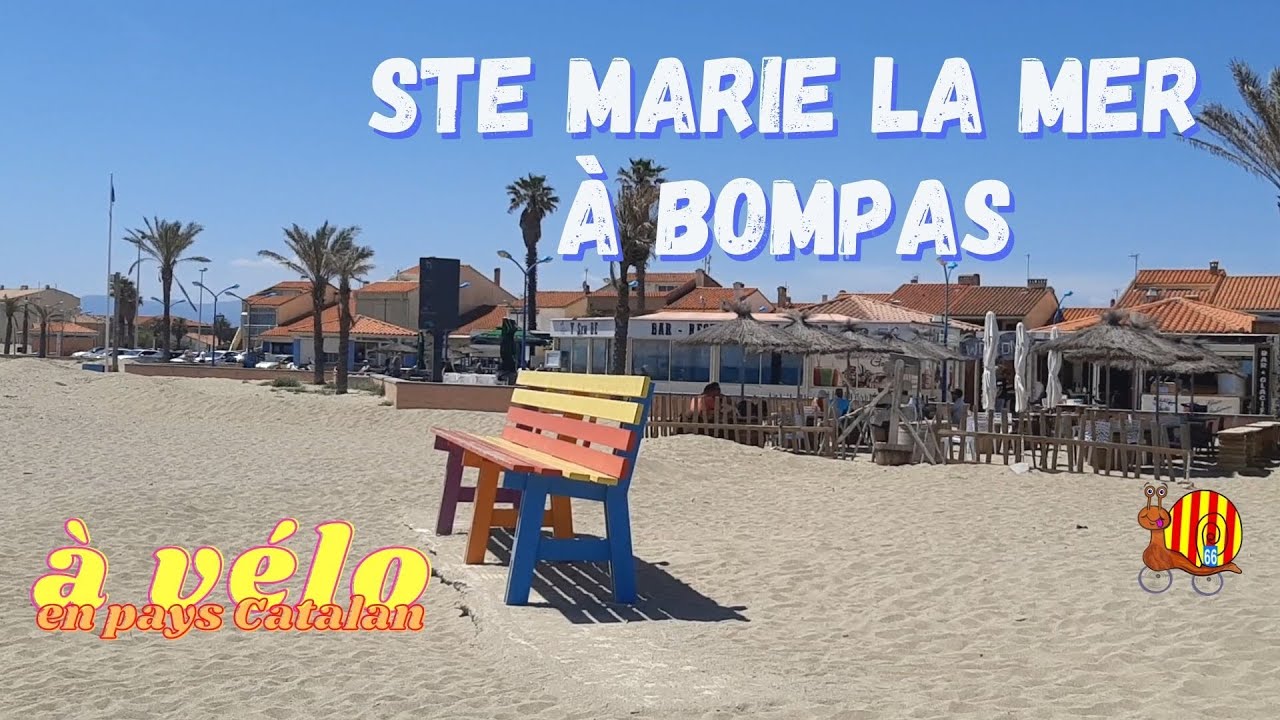 Ste Marie la Mer à Perpignan (Bompas) à vélo. Par les Pédaleurs 66 en pays Catalan.