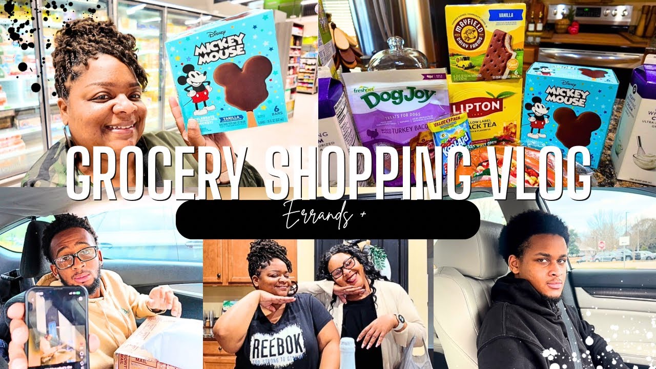 GROCERY SHOPPING VLOG | MEET MY UBER DRIVERS | HE HAS ME ON A TIME LIMIT | SHE’S A MESS