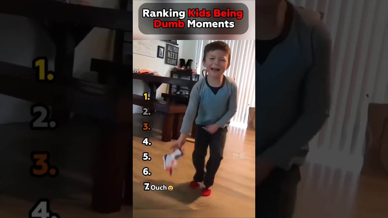 Ranking Kids Being Dumb Moments🤣