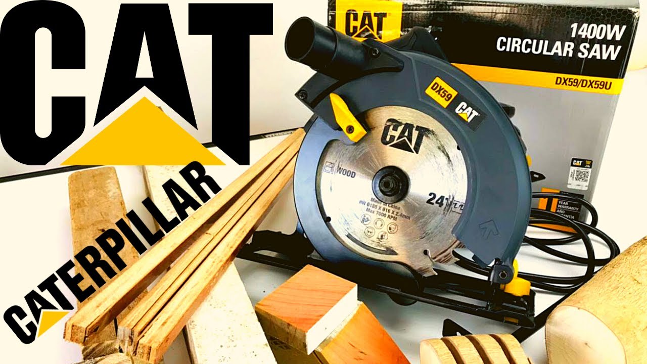 TESTAMOS! SERRA CIRCULAR CAT DX59 / SERRA CATERPILLAR DX59