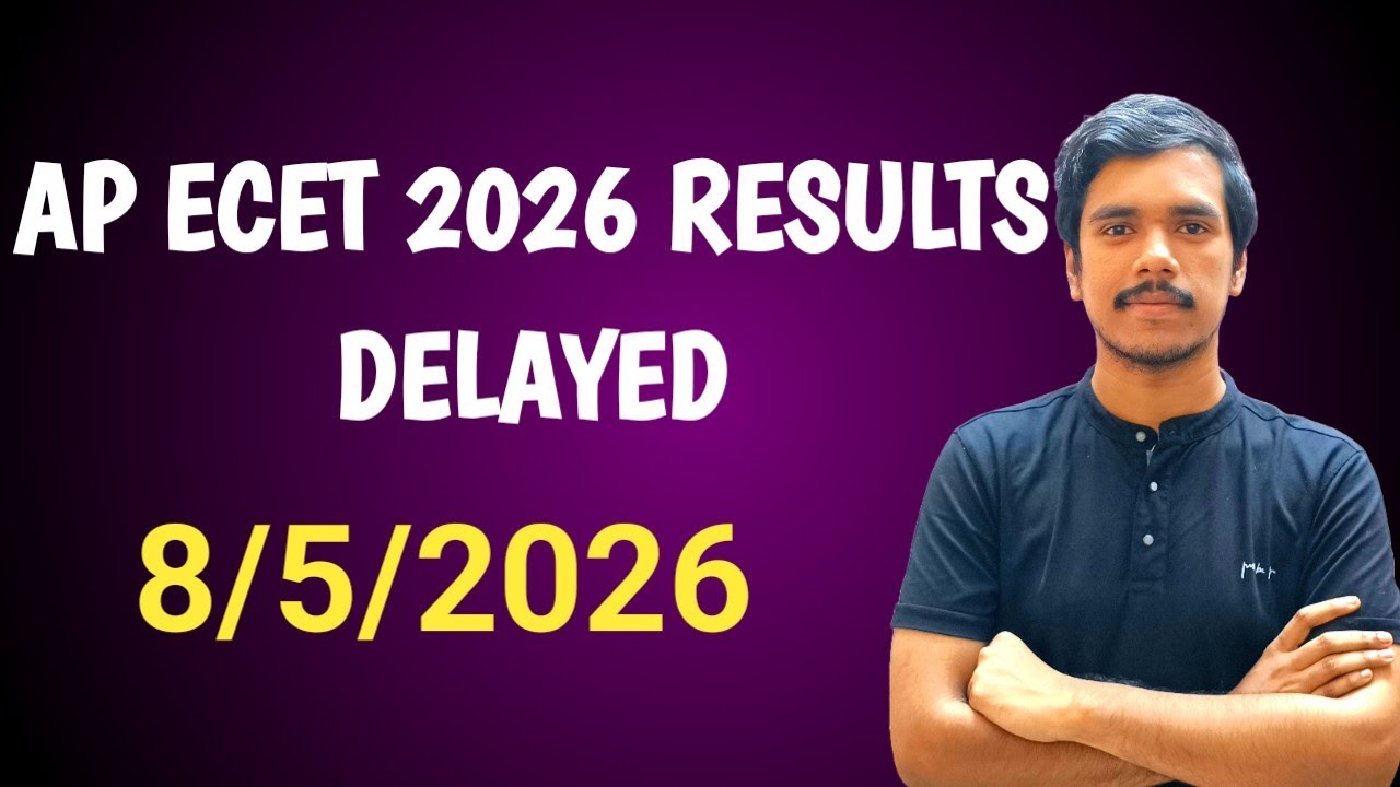Ecet 2026 results delayed| ap ecet 2026 results quick update #apecet2026results
