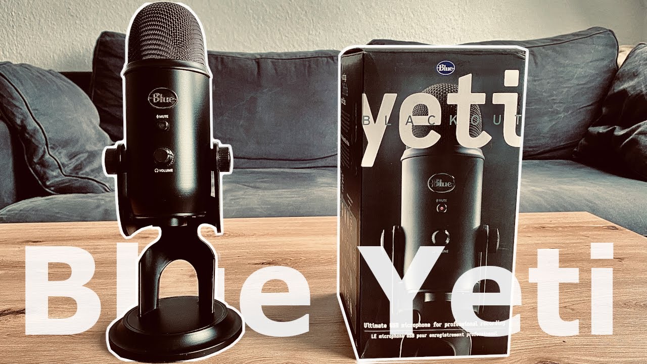 BLUE YETI | Bestes EINSTEIGER MIKROFON für Voiceover | YouTube | Twitch | Podcasts