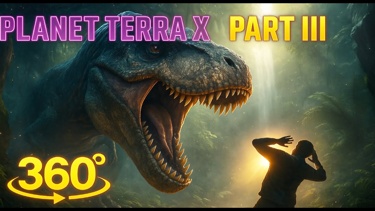 360&deg; VR Jurassic Dinosaur Adventure: Survive Planet Terra X - Part 3!