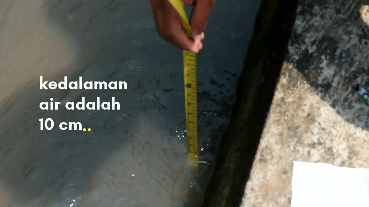 cara menghitung debit air sungai
