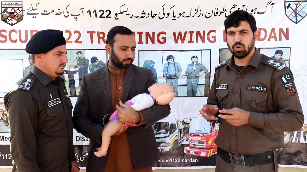INFANT chocking,FBAO,,Rescue1122kpk,Rescue1122 Training wing Mardan, First Aid, by Shahzad khan