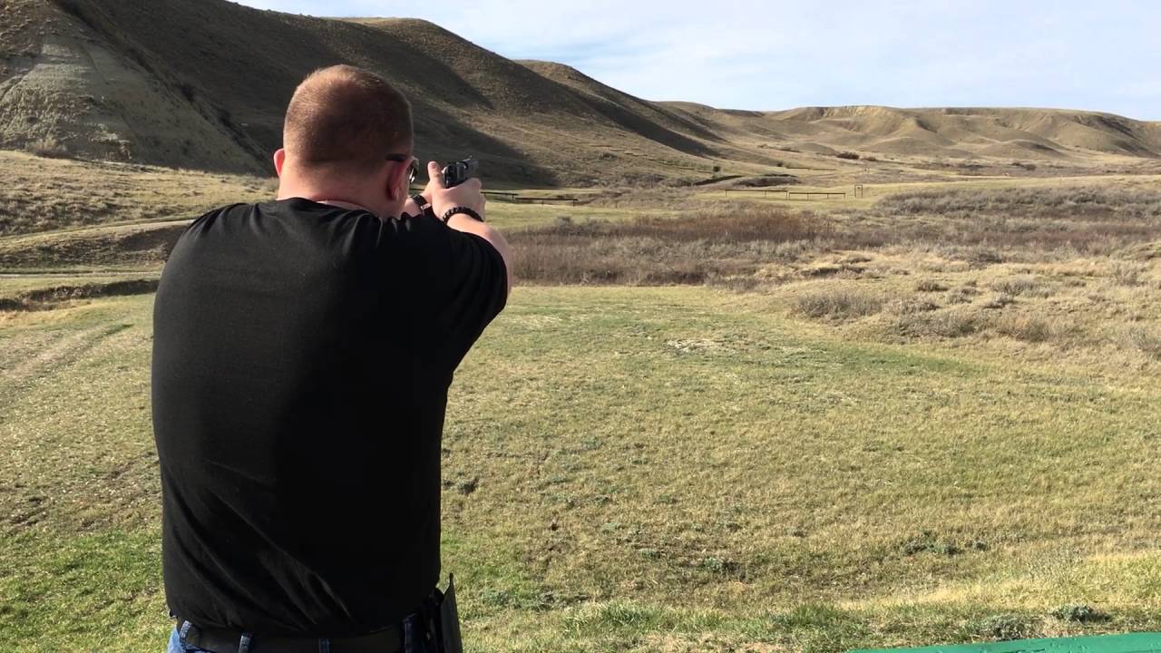 Epic Long Range Fast Handgun Practice - 1911 Shooting 240 Yards