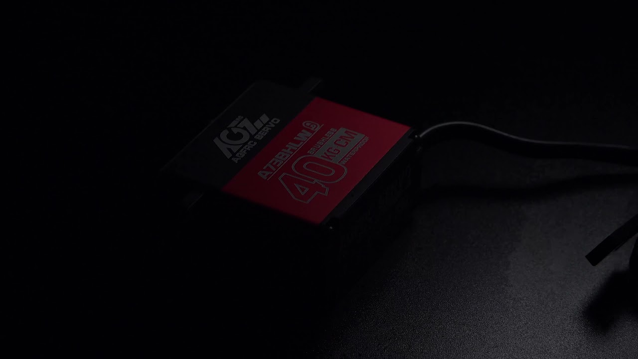 AGFRC A73BHLW 40KG Brushless Programmable IP67 Waterproof RC Servo Video