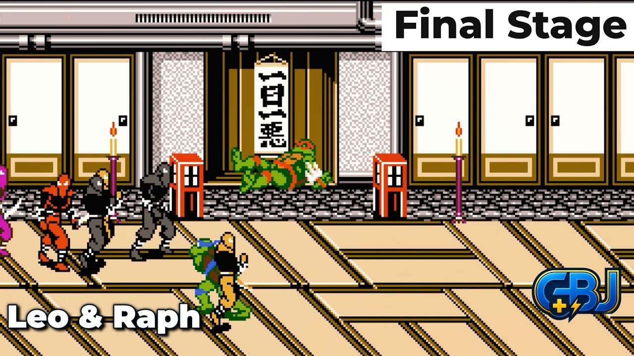 Leo & Raph – TMNT 8-Bit | OpenBOR Co-Op Gameplay (Stage 2 Final)