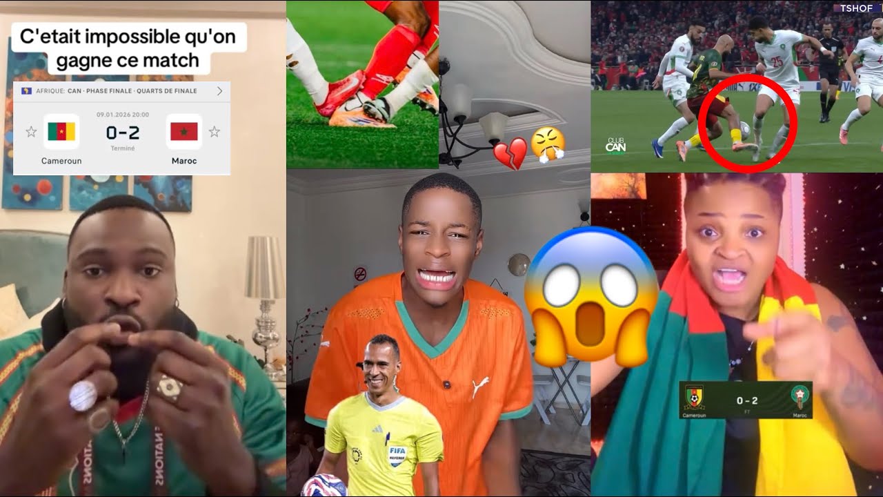 🚨😳LES INFLUENCEURS CAMEROUNAIS REFUSENT D’ACCEPTER L’ÉLIMINATION DE CAMEROUN🇨🇲 | CAN MAROC 2025