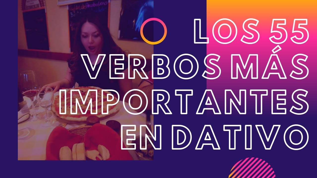 Los 55 verbos más importante de DATIVO en aleman