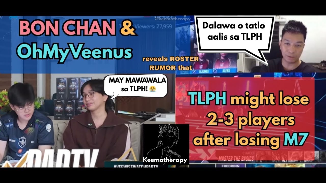 OhMyVeenus & Coach BON CHAN reveal TLPH might lose players after losing in M7 (English Subs)