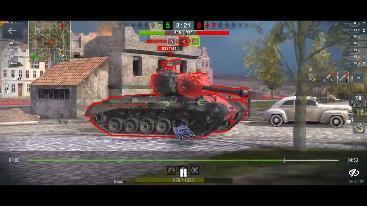 Dnešní bitva s Ho-Ri T.I 4200 DAMAGE