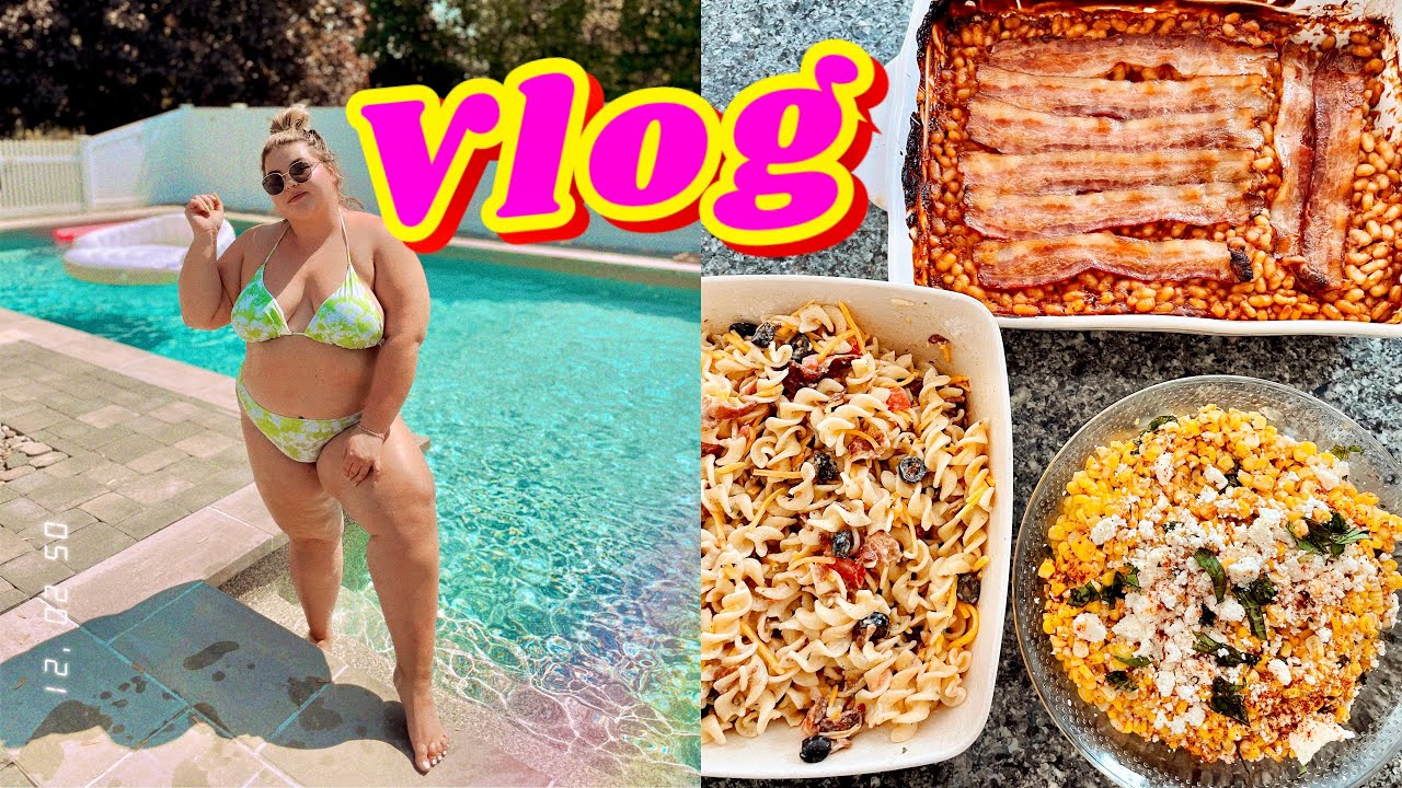 FIRST POOL DAY, TARGET WITH GABBY & COOKOUT | VLOG