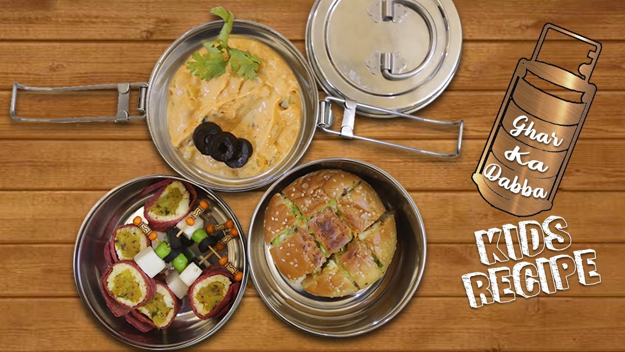 Easy Recipes For Kids | Stuffed Buns | Red Velvet Pancake| | Ghar Ka Dabba | Food Tak