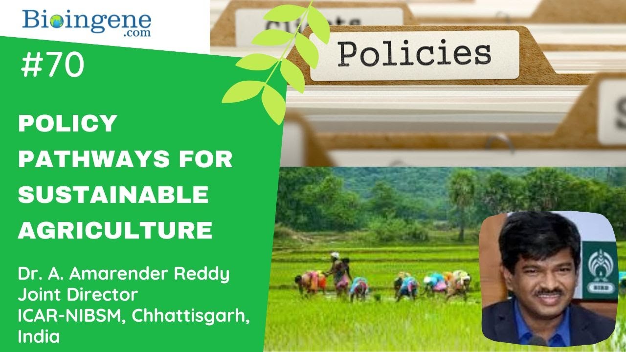 International Webinar- Policy Pathways for Sustainable Agriculture