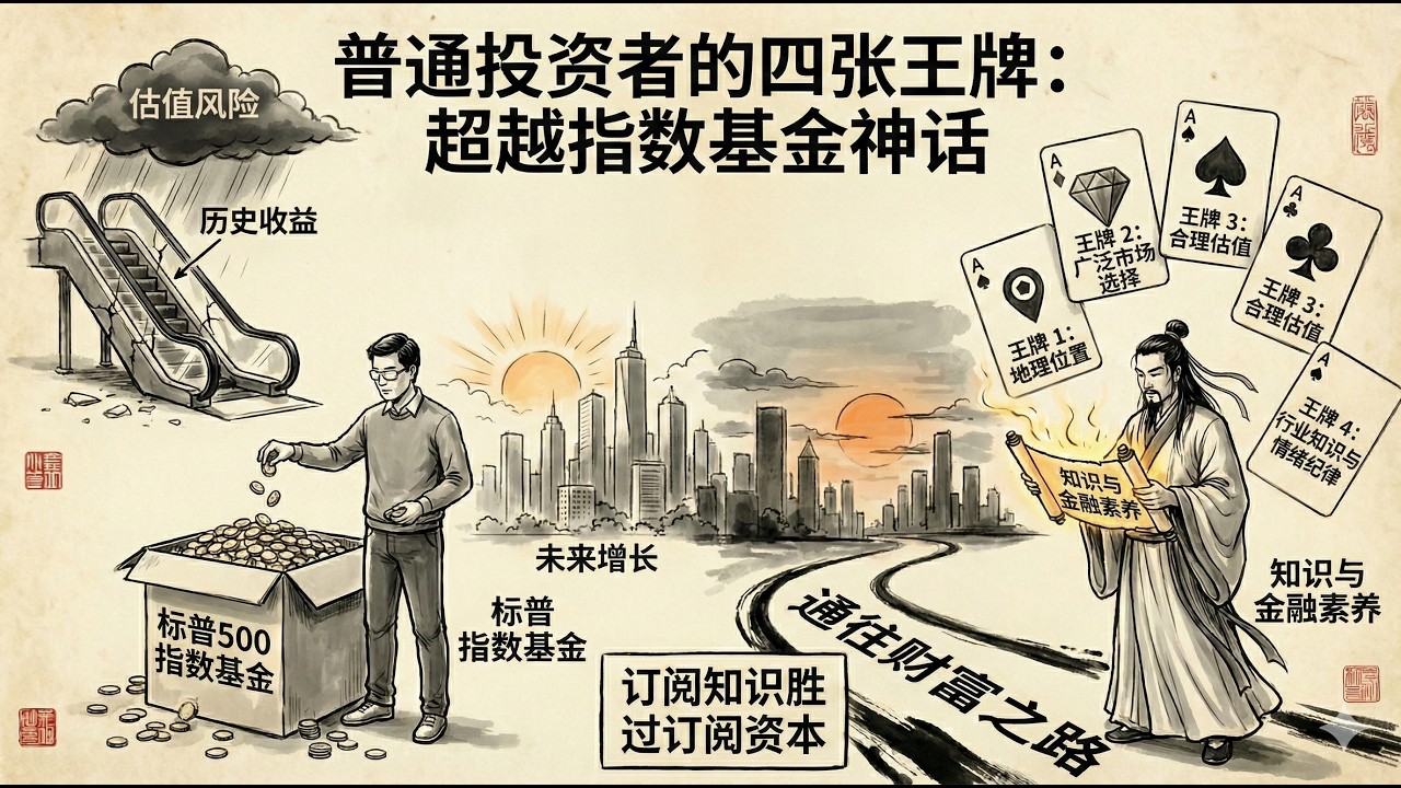 【思想】普通投资者的四张王牌；無腦買標普500已是陷阱？