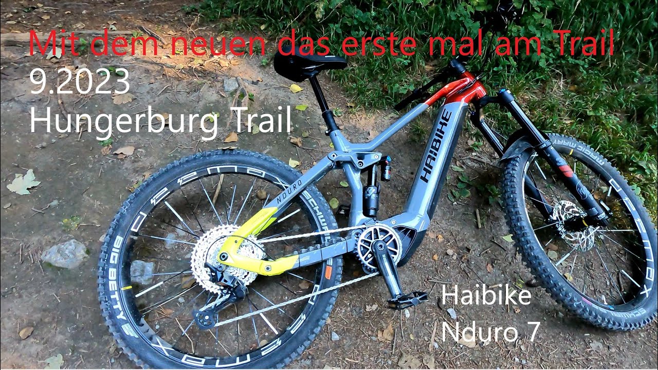 EMTB- Nduro 7 der erste Trail ....Mountain bike trail riding